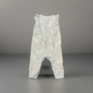Cat & Jack 3-6 Months Light Blue Flowered Pants Romper!